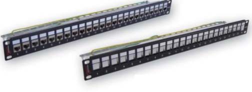 Premium Line Патч-панель наборная 24 порта,1U, для Keystone UTP 180, и 90 s